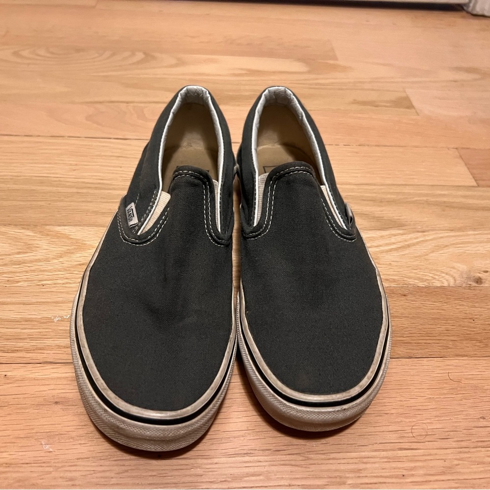 Grey Slip On Vans - Picture 10 of 10